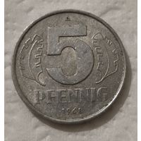 Германия - ГДР 5 пфеннигов, 1968 (14-5-10)