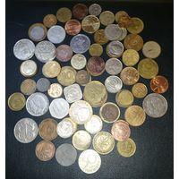 Более 80 иностранных монет мира! Распродажа!