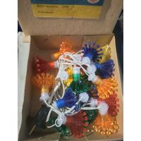 ЭлектроогирляндаСССР на ёлку Снежинка.Рабочая