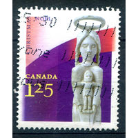 Канада - 2002г. - Рождество - 1 марка - гашёная. #3-WB-98-B-2