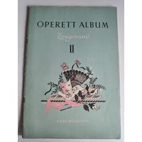 Operett album zongorara II. Budapest, 1957.