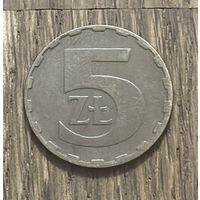 Польша 5 Злотых 1984г.