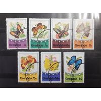 Гренада. 1975 год. Фауна. Бабочки (189)