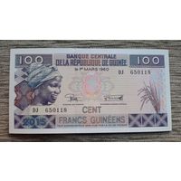Werty71 Гвинея 100 франков 2015 UNC банкнота