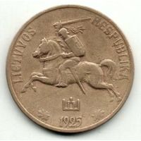 ЛИТОВСКАЯ РЕСПУБЛИКА. ПЕРВАЯ РЕСПУБЛИКА. 20 ЦЕНТОВ 1925 г. ПАГОНЯ.
