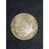20 сантимов 1976г. Франция