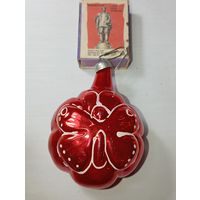 Игрушка на ёлку ,  Бабочка , винтаж , стекло , СССР . С 2 рублей