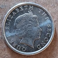 Восточные Карибы 10 центов 2009 г.,  КМ# 37а