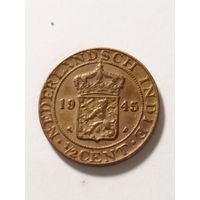 Нидерландская Индия 1/2 цента 1945