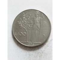 Италия 100 лир 1975