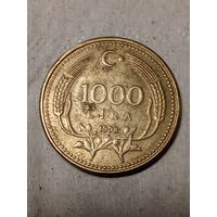1000 лир Турция 1993 год