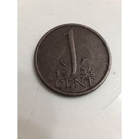 Нидерланды 1 цент 1954