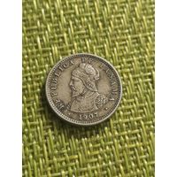 Панама 1/2 сентесимо 1907г. KM#6.