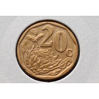 ЮАР. 20 центов 2007 года. (*).
