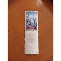 1965 Франция чистая клей MNH** с купоном открытие автомобильного тоннеля Монблан автотранспорт автомобиль (1-6)