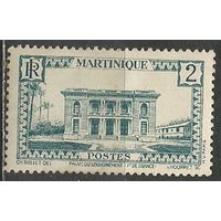 Мартиника. Императорский дворец. 1933г. Mi#127. Цветная бумага.