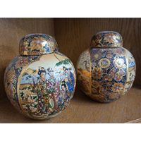 Вазы Япония SATSUMA ,Фарфор , Цена за 1 вазу ,