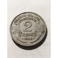 Франция 2 франка 1945