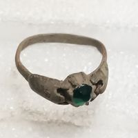 Перстень старинный со вставкой  (7)