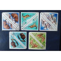 СССР 1973г. заповедники, тет-беш, клей.