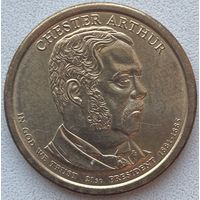 США 1 доллар 2012 г. 21-й президент Честер Артур