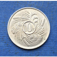 Бурунди 10 франков 1968