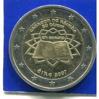 Ирландия 2 евро 2007 , 50 лет Римский договор
