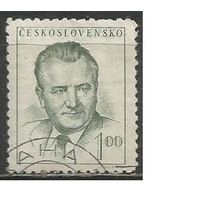 Чехословакия. Президент Готвальд. 1952г. Mi#740.
