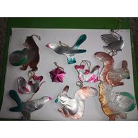 Ёлочные игрушки ссср, картонаж.