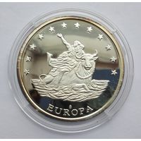 Германия 1995 г. Европа. Экю. Серебро 999 проба. Клеймо. Вес - 8,4 гр.
