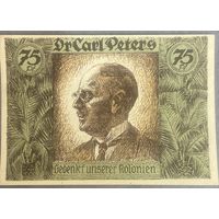 Нодгельд 75 пфеннигов 1921 год. Гамбург, Берлин, Бремен. Веймарская республика