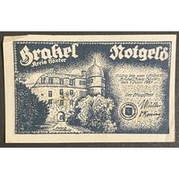 Нотгельд 50 пфеннигов 1921 год. Бракель. Веймарская республика