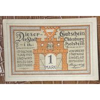 Нодгельд 1 марка 1922 год. Ольденбург. Веймарская республика