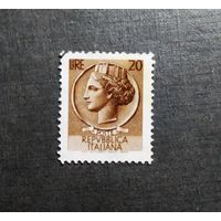 Марка Италия 1953 год Стандарт