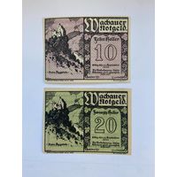 Нотгельд Австрия Шпитц 10-20 геллеров -0102