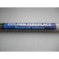 Мурал на стену "Золотой камин".