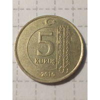 5 куруш Турция 2010 год