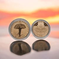Золото Грюнвальдская битва. 600 лет 50+20 рублей 2010, комплект из 2 золотых монет, 14.4 г золота Au-900, Раритет! тираж 500 шт. !