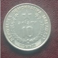 Мадагаскар 10 ариари, 1978