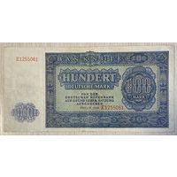 Банкнота. Германия. ГДР. 100 марок 1948 год. С рубля без МЦ.