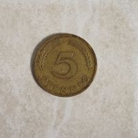 5 пфеннигов 1985 G Германия ФРГ