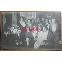 1910-е Открыточный формат служащие дворяне шляхта усадьба