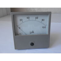 МИКРОАМПЕРМЕТР 100 микроампер - проверен