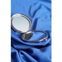 Зеркальце карманное. Новое. Металл. Стекло