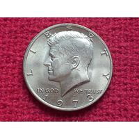 США 50 центов 1973 г. Кеннеди.