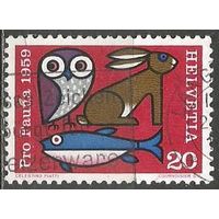 Швейцария. Национальная выставка марок  NABAGI'59. 1959г Mi#670.