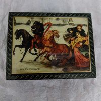 Шкатулка СССР. Федоскино.