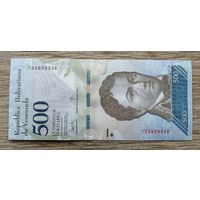 Werty71 Венесуэла 500 боливаров 2017 UNC банкнота