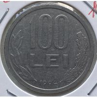 Румыния 100 леев 1994 г. В холдере