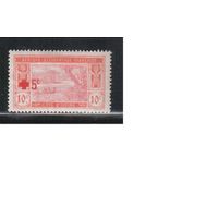 Кот-Дивуар-1915,(Мих.58)  * , Французские колонии, Стандарт,Надп.Красный Крест(одиночка)(1)
